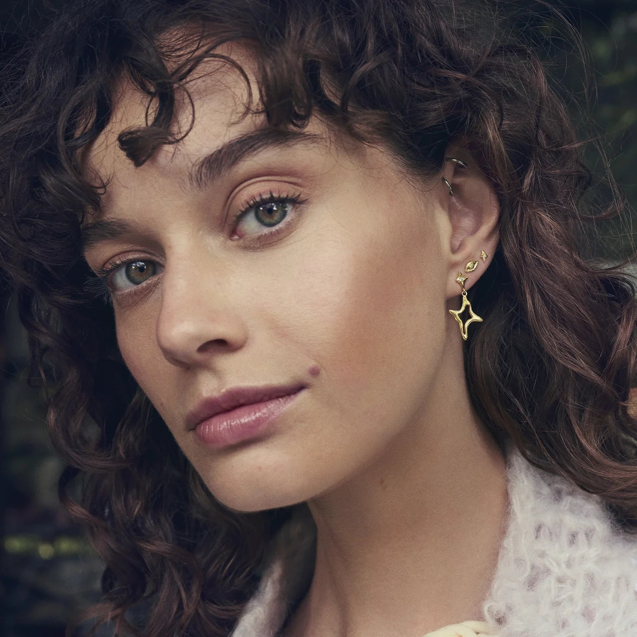Maanesten Roxy Earrings Øredobber Gull