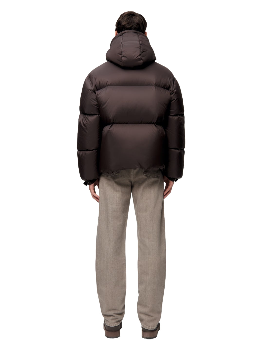 Blæst Perma Lightweight Down Jacket Brown Soil Jakke Brun - modostore.no