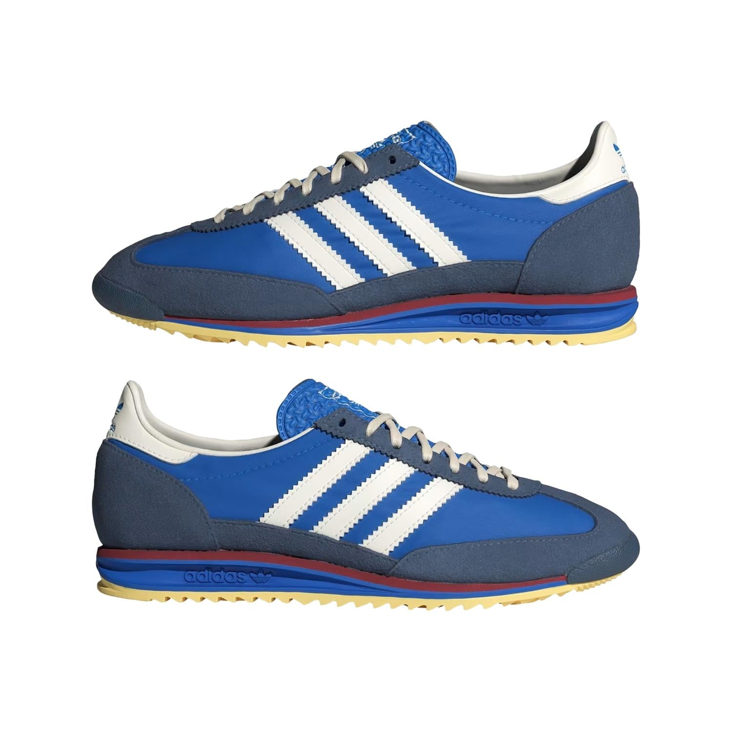 Adidas SL 72 OG W JS0255 blå sko med hvite detaljer, komfortabelt design og klassisk sportstil.