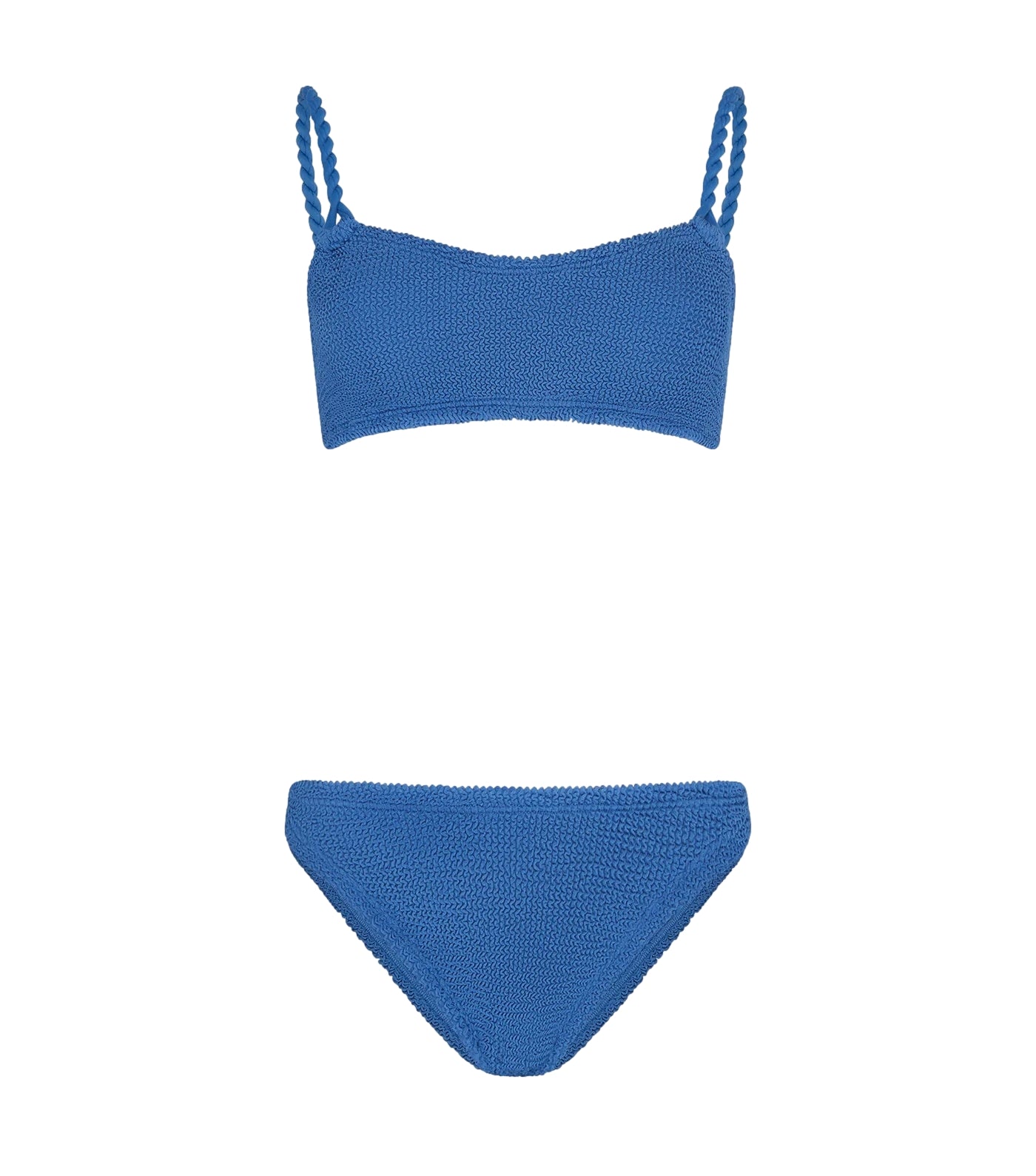 Hunza G Phoebe Bikini Crinkle Bikini Kongeblå - modostore.no