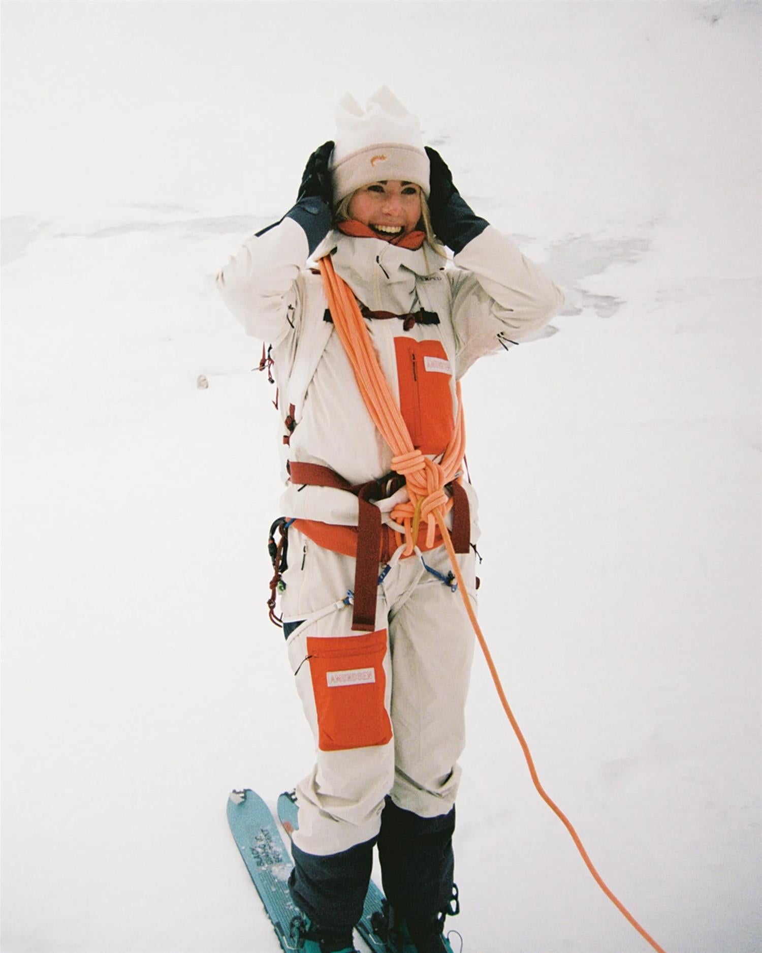 Amundsen Mountain Airy Shell Pants Bukse Off-White