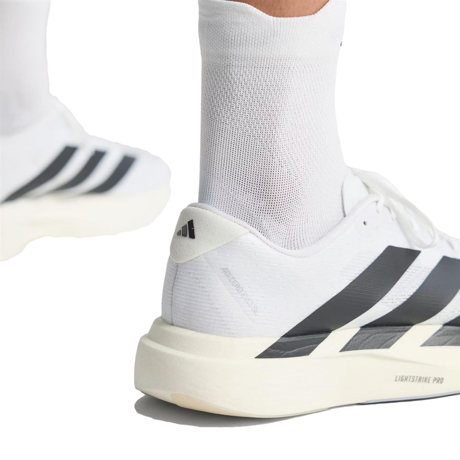 Adidas Adizero Evo SL M JH6206 Sko Hvit Og Sort