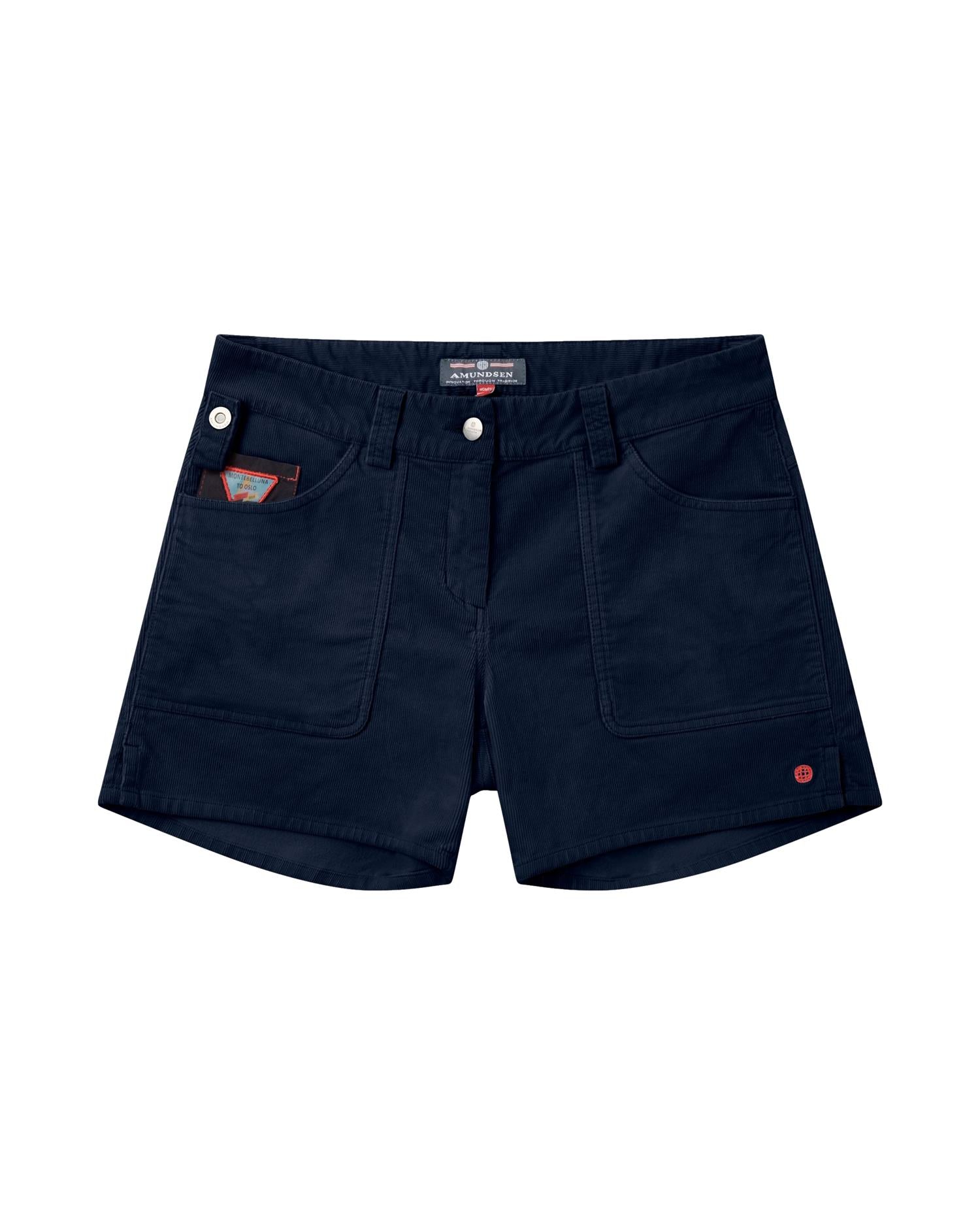 Amundsen 5Incher Concord G.Dyed Shorts Womens Shorts Mørkeblå - modostore.no