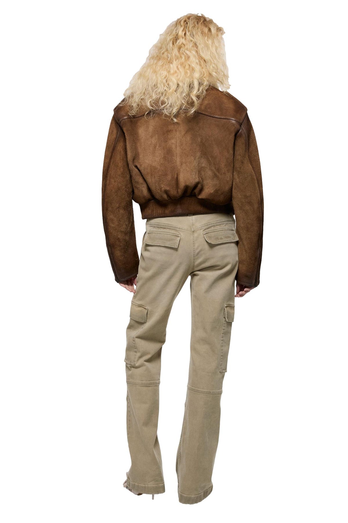 Acne Twill Cargo Trousers Bukse Cargo Beige