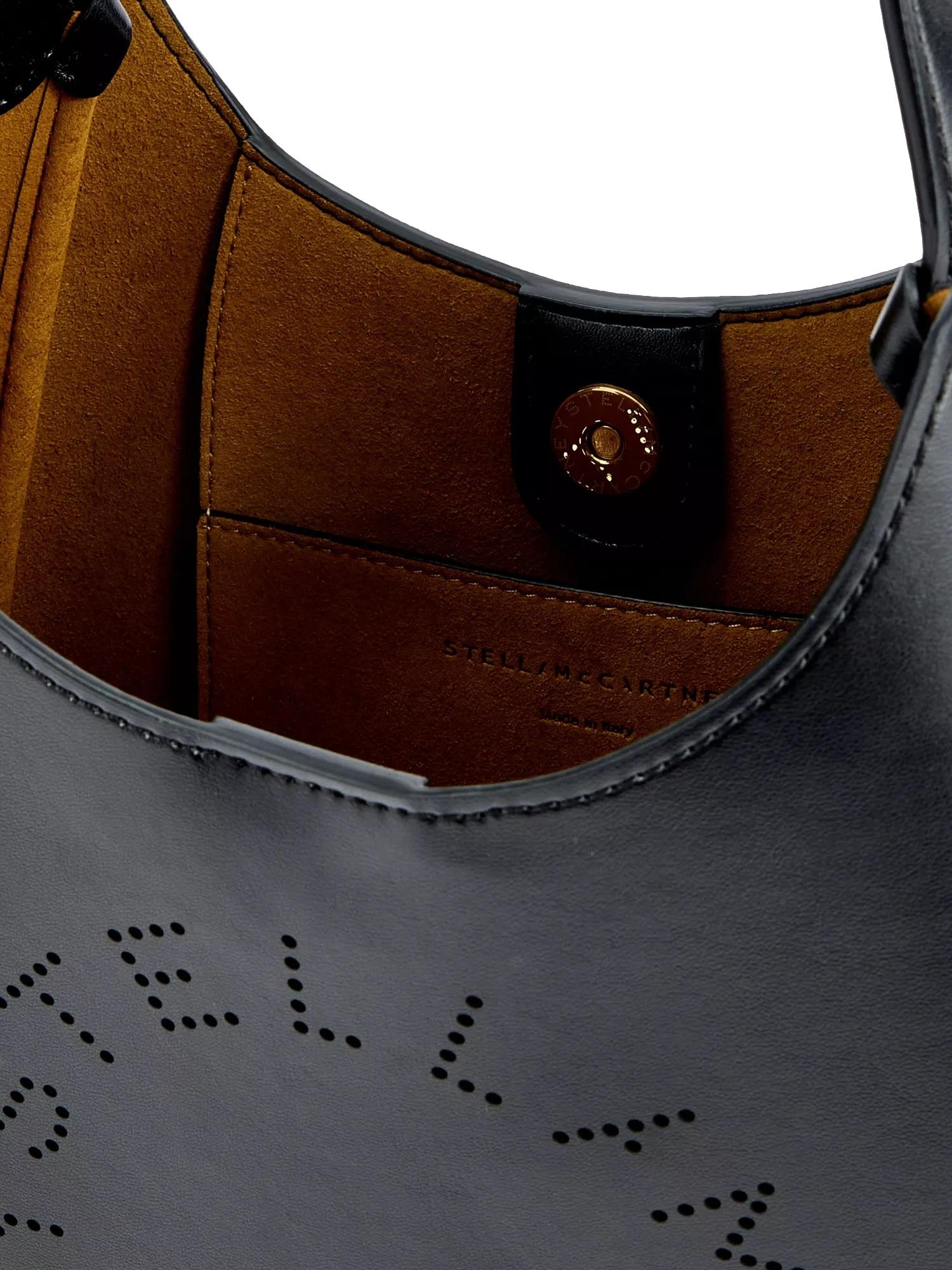 Stella McCartney Small Hobo Tote Alter Mat Veske Sort - modostore.no