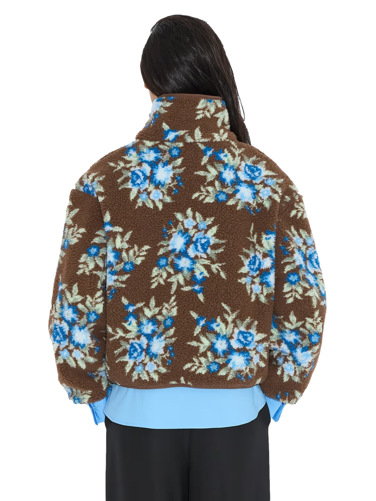 Holzweiler Rype Fleece Jacket Jakke Brun Mønster - modostore.no