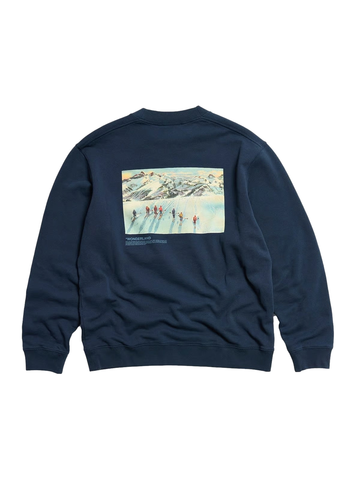 Holzweiler Duke National Crew Crewneck Mørkeblå