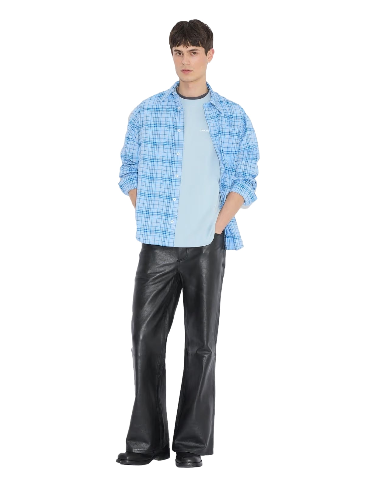 Holzweiler Ranger Sugarsnap Tee T-shirt Lyseblå - modostore.no