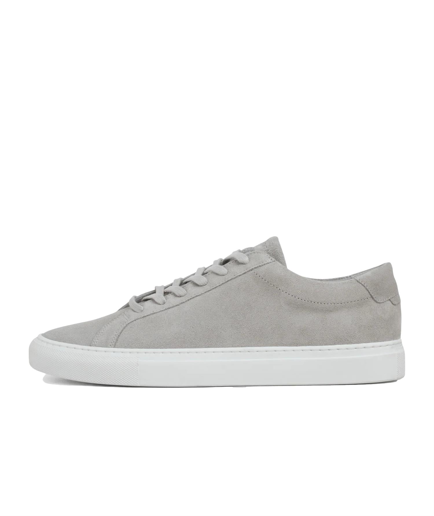 Garment Project Premium Low Light Grey Suede Sko Lysegrå