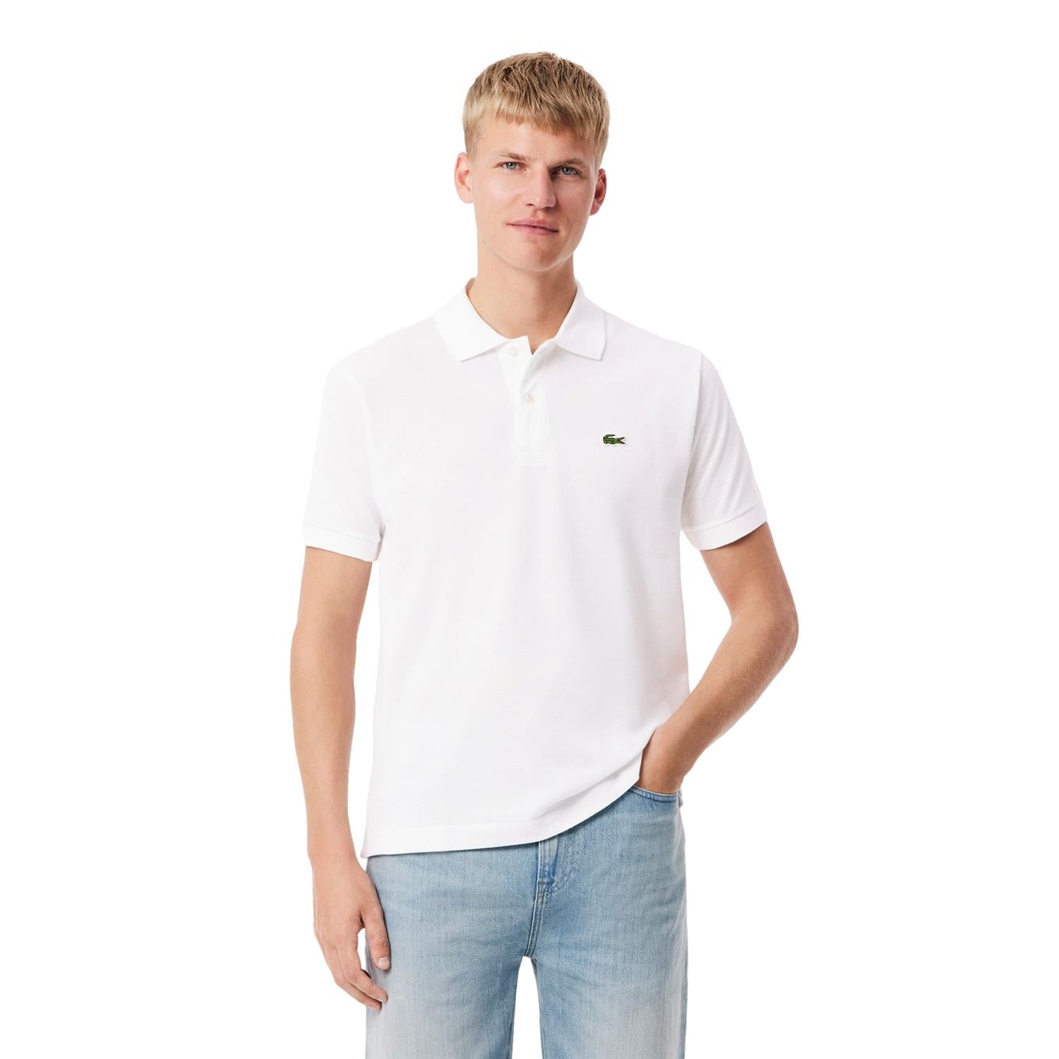 Lacoste Classic Fit Polo Shirt T-shirt Hvit
