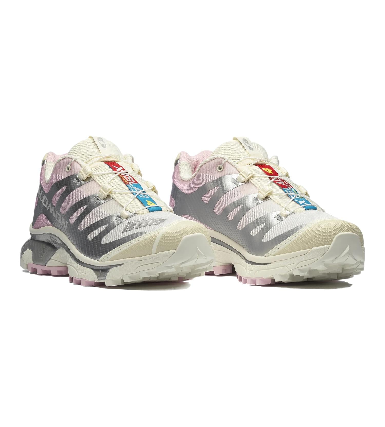 Salomon XT-4 OG VANILLA ICE/FTW SILVER/FAIRY TALE Sko Grå Og Rosa