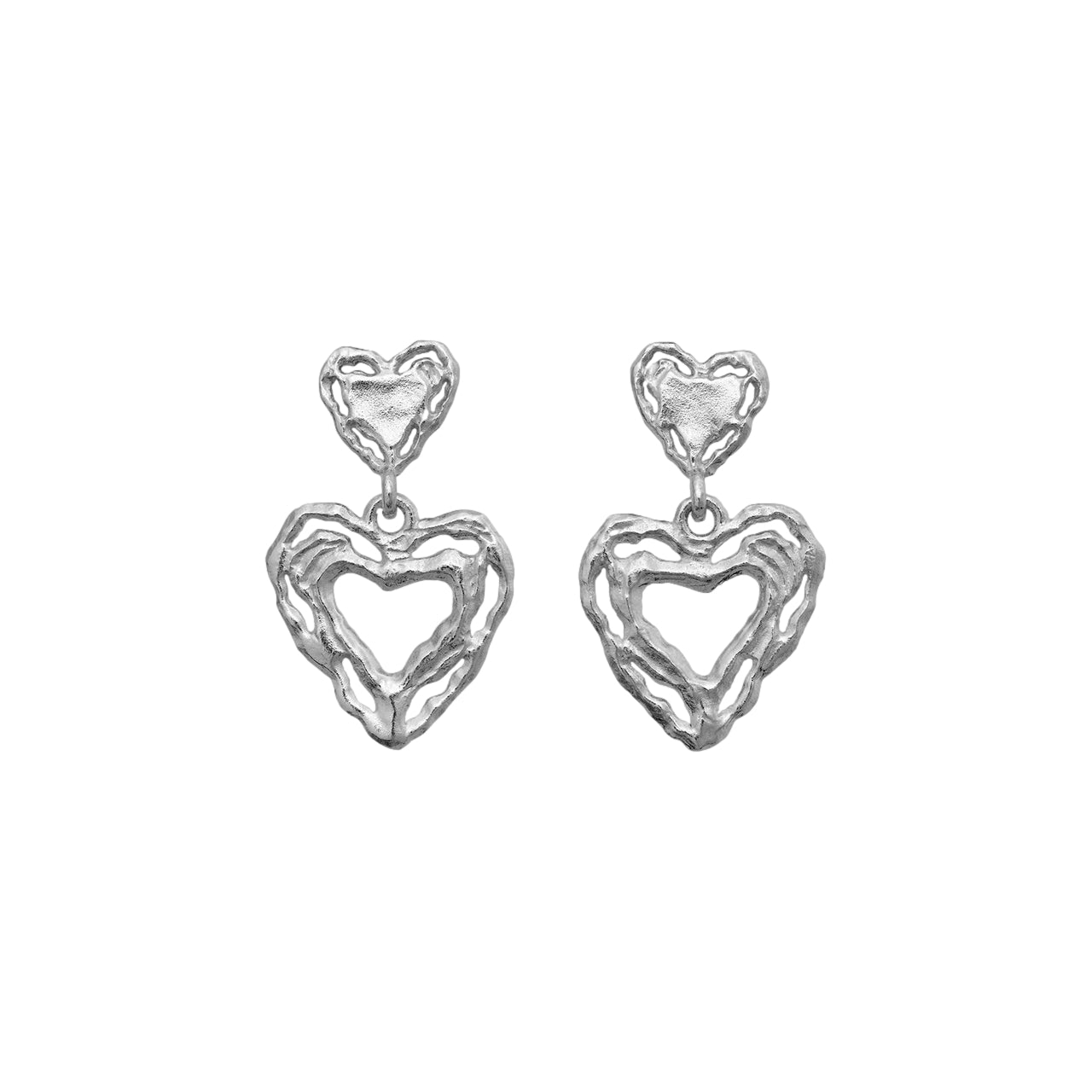 Maanesten Martha Earrings Øredobber Sølv