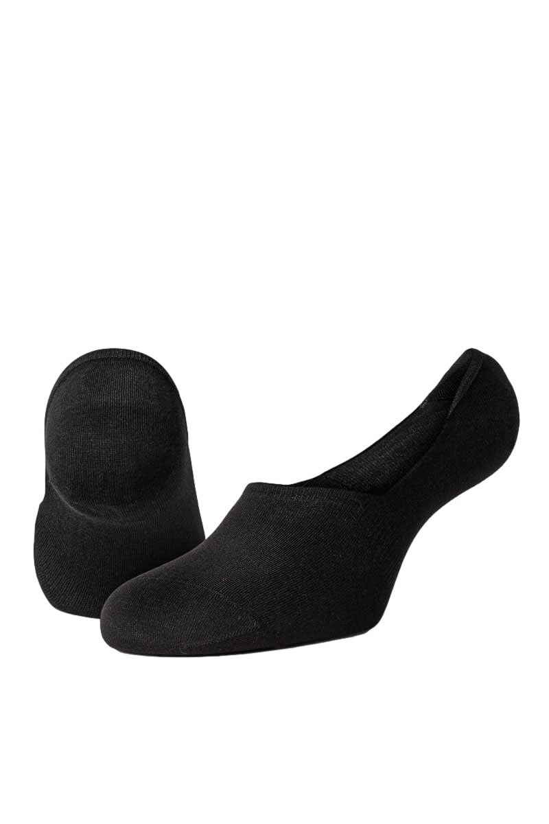 Panos Emporio Runar Cotton No-Show Sokker Sort - modostore.no