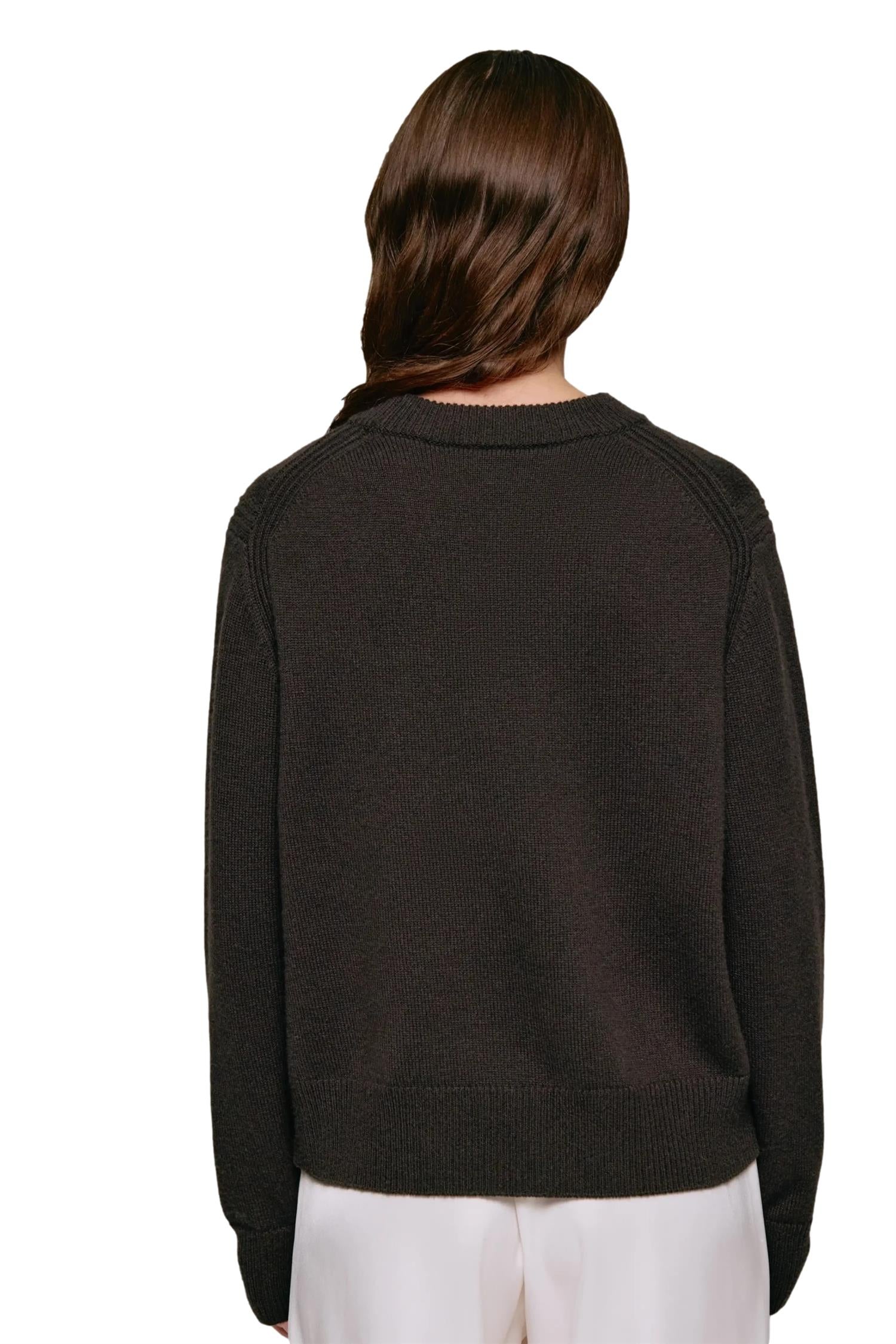 Julie Josephine Alma Sweater Genser Mørkebrun - modostore.no