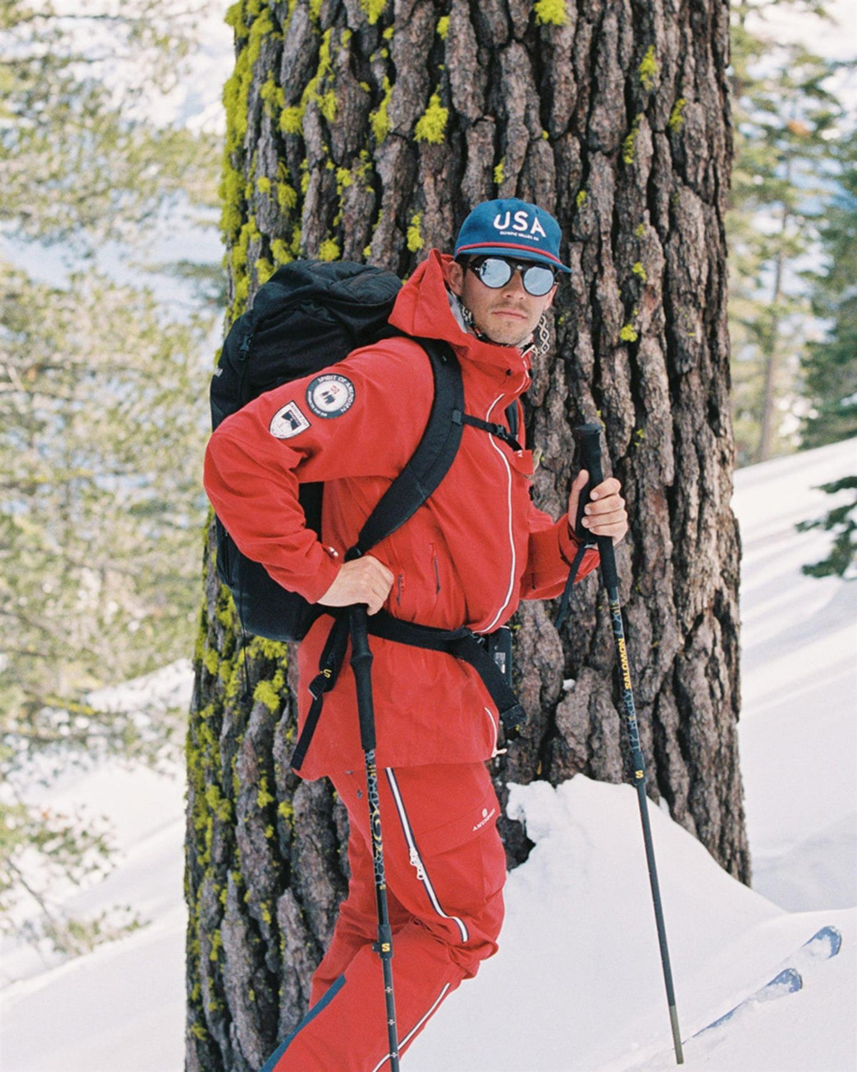 Amundsen Peak Panther Mens Weathered Red Bukse Rød