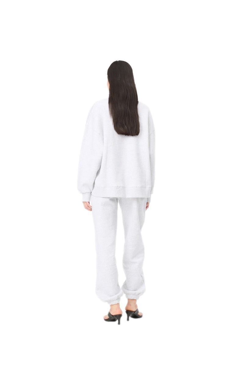 ROTATE Heavy Sweat Crewneck Genser Lysegrå