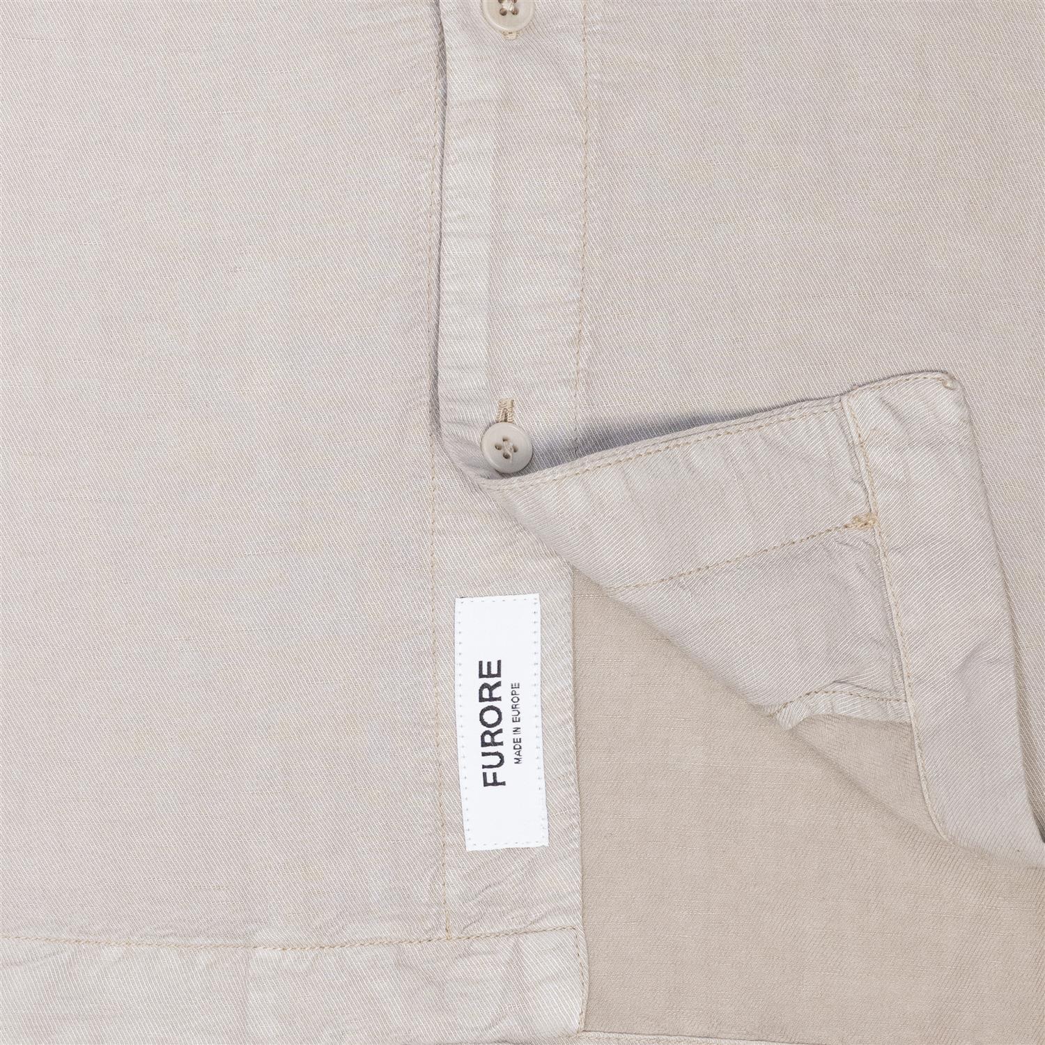 Furore Hill Short Sleeve Skjorte Taupe - modostore.no