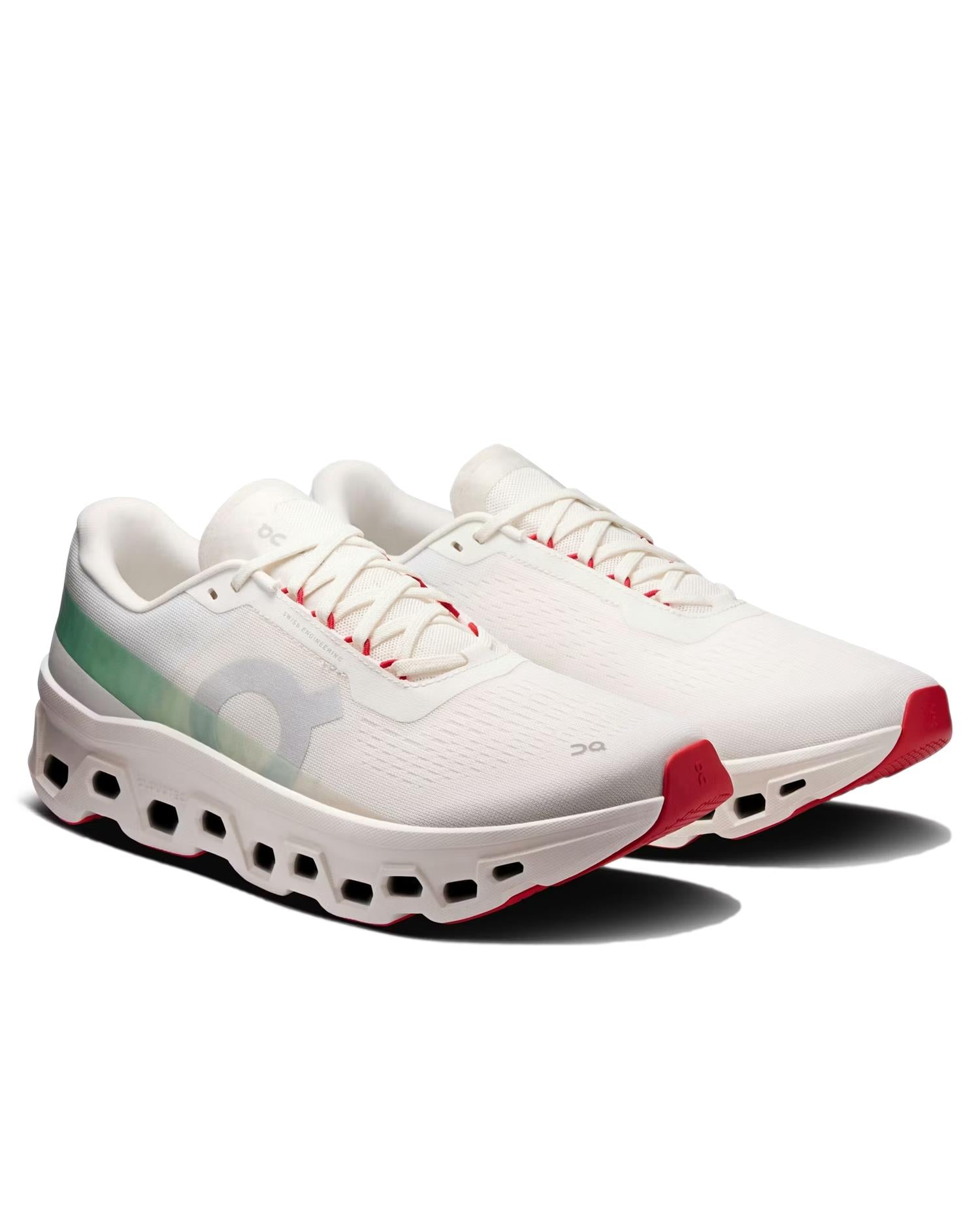 ON Cloudmonster 1 Ivory/Creek Sko Hvit Og Turkis - modostore.no