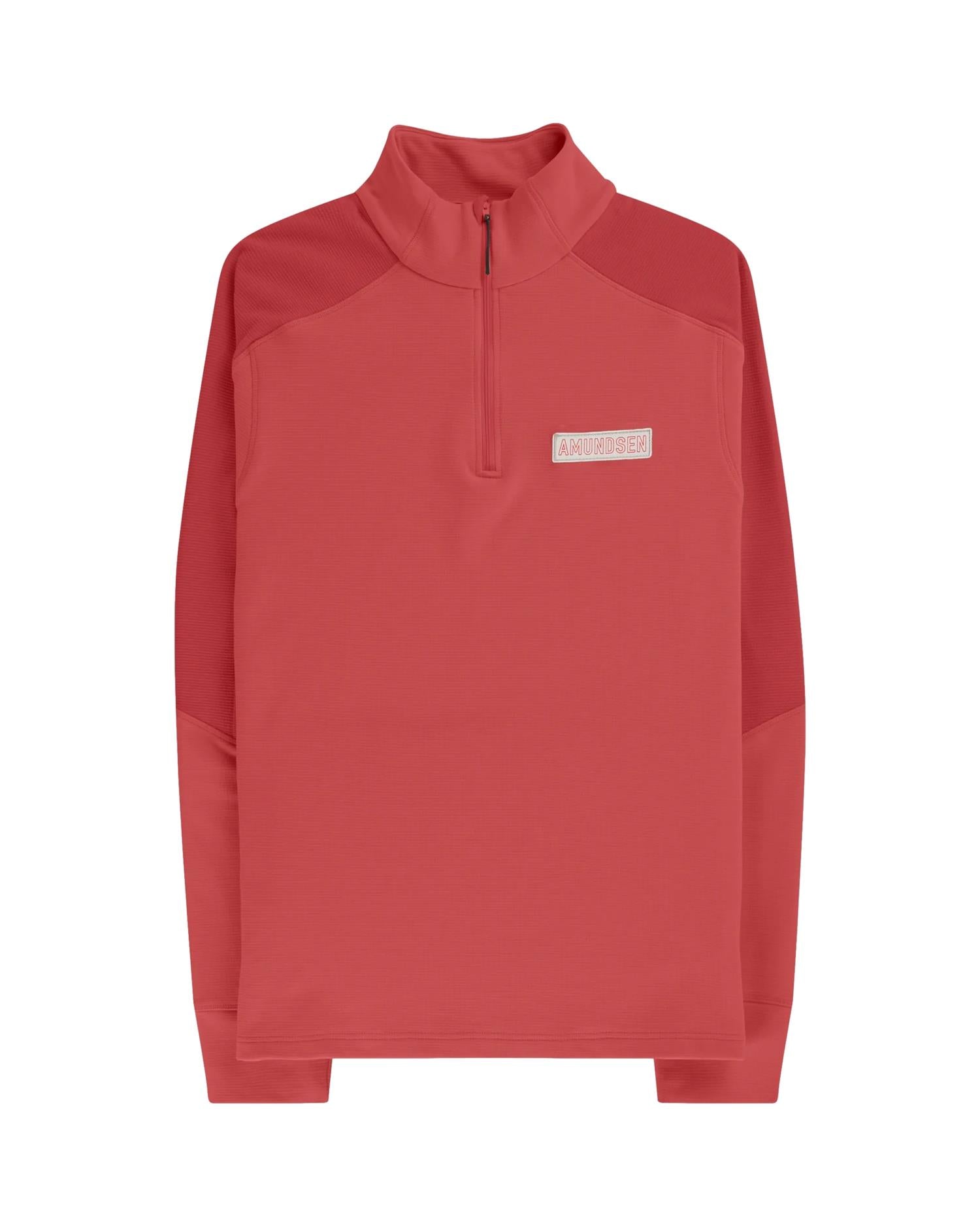 Amundsen Mountain Airy Half Zip Mens Genser Rød - modostore.no