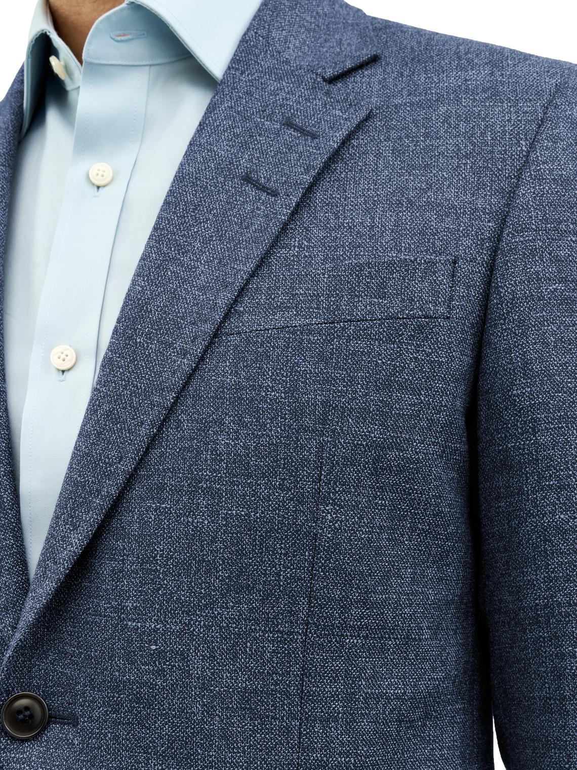 Tiger of Sweden Justin HL Wool/Linen Blazer Dusty Blue Dressjakke Blå