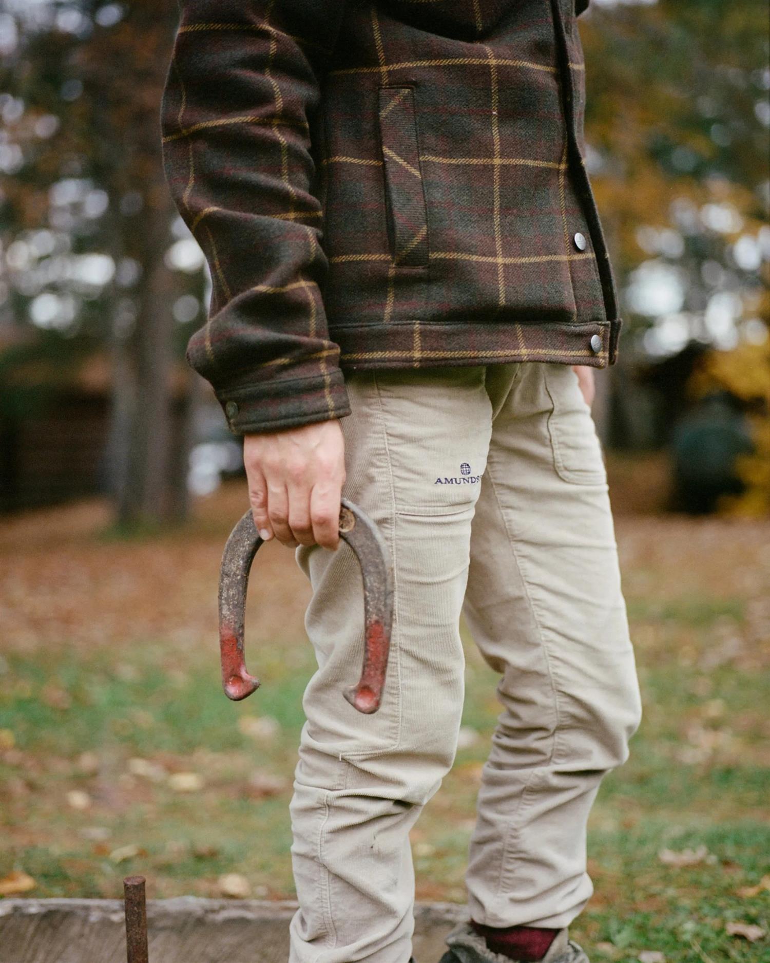 Amundsen Fjordcord Slacks 16 Wale Mens Bukse Beige