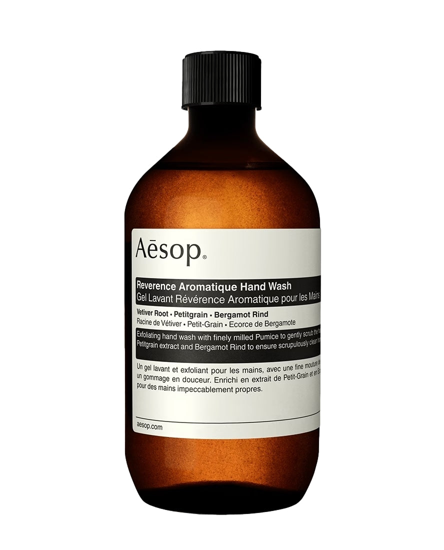 Aesop Reverence Aromatique Hand Wash 500mL with Screw Cap Refill Håndsåpe Gjennomsiktig