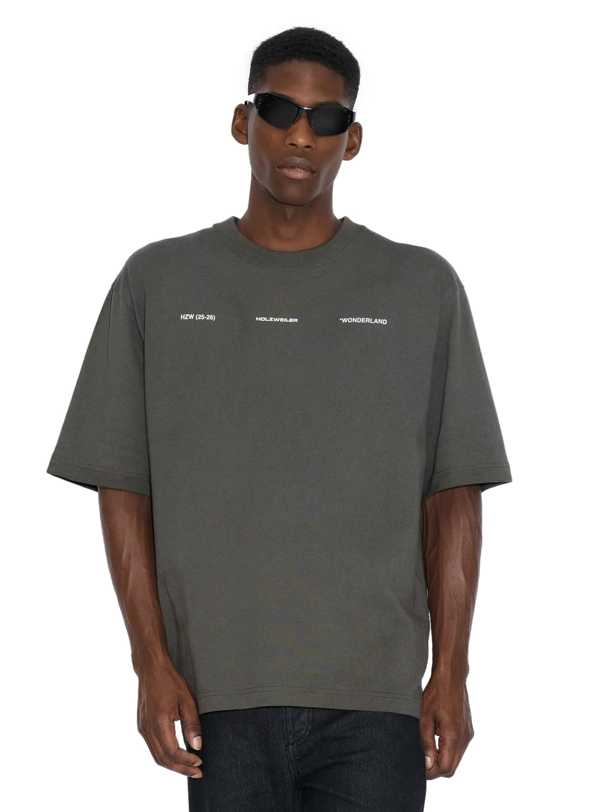 Holzweiler Ranger National Tee T-shirt Vasket Sort