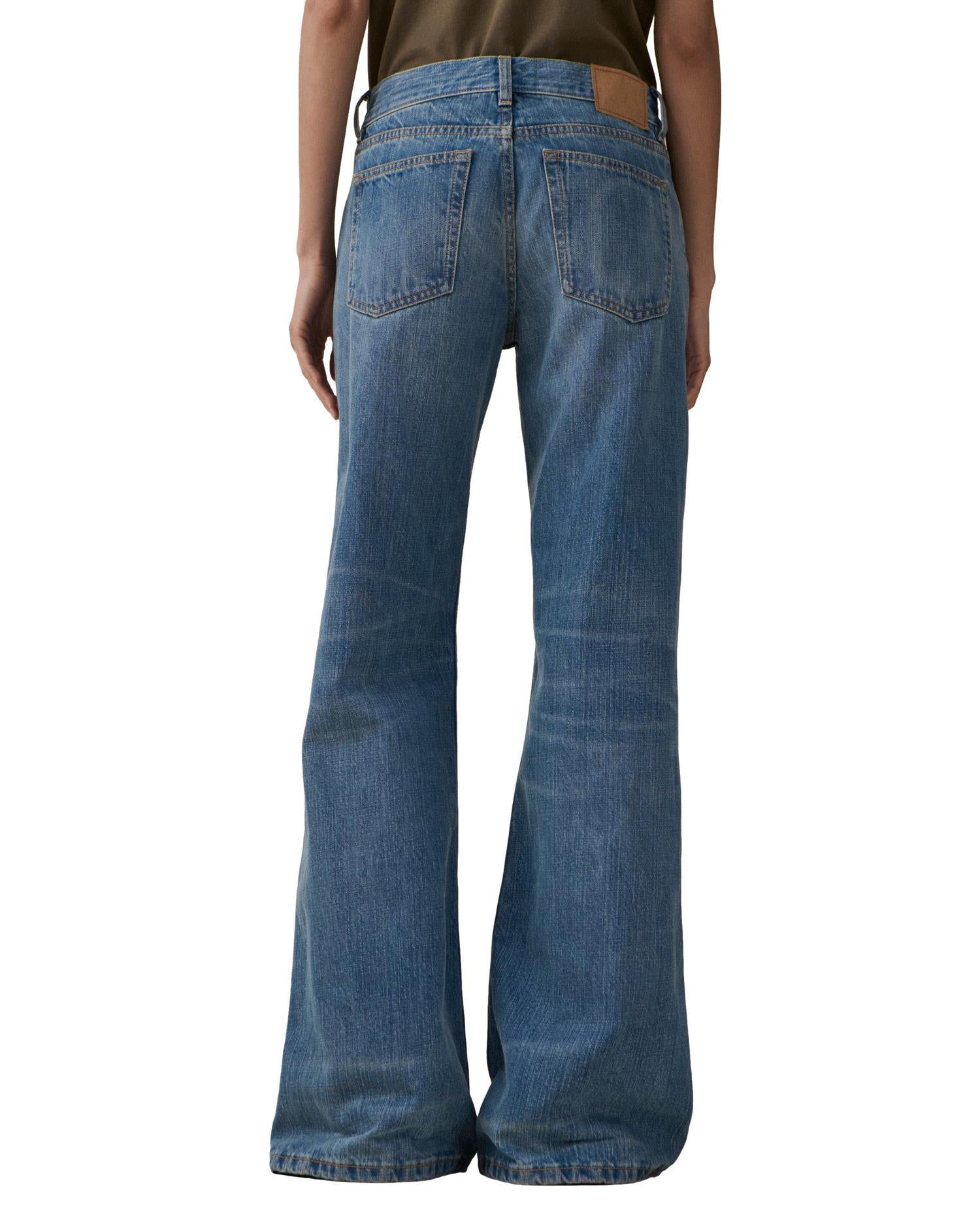 Jeanerica Kyoto Mid Blue Righe Jeans Blå