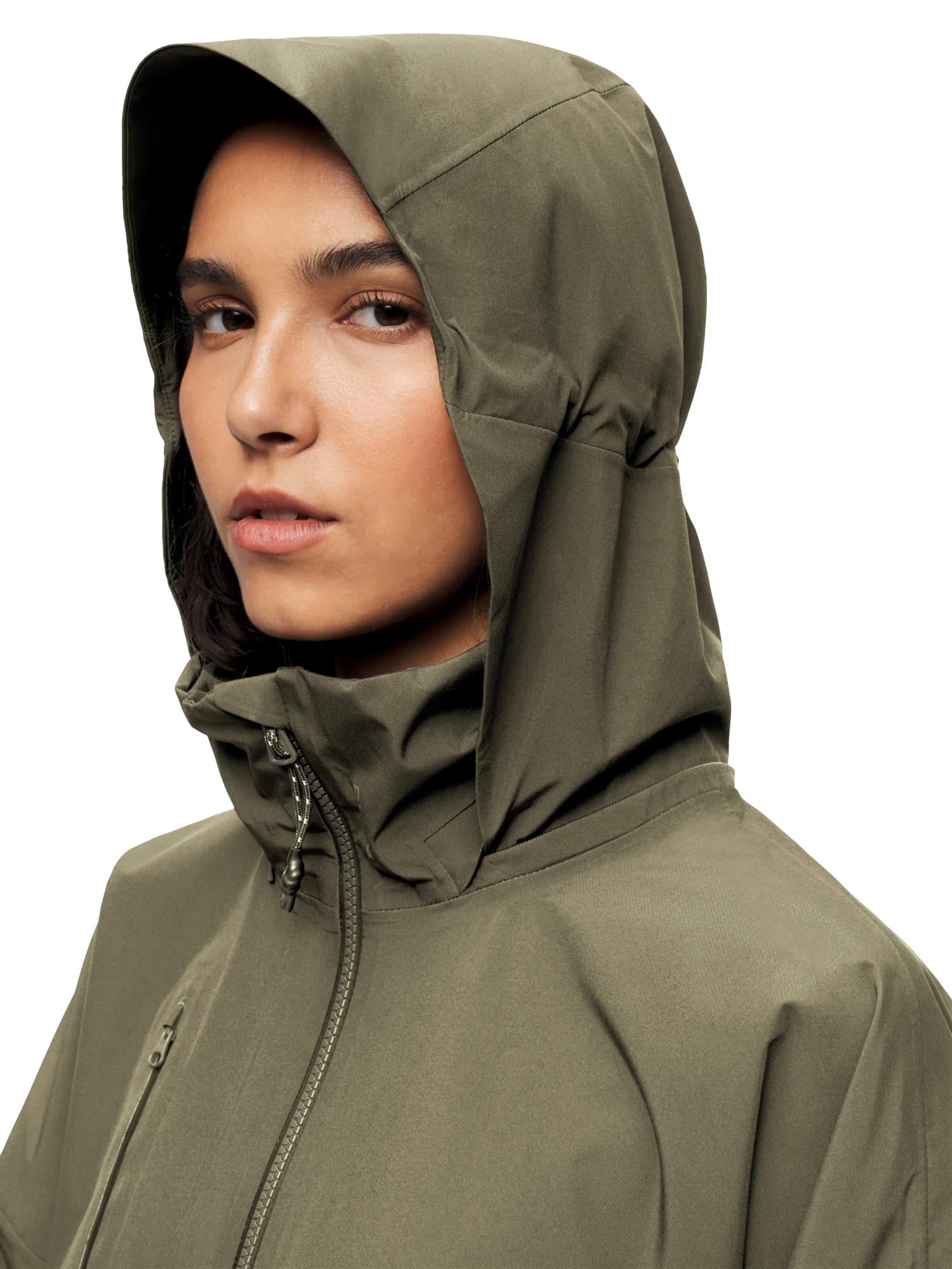 Blæst Klipra Coat Grape Leaf Jakke Oliven - modostore.no