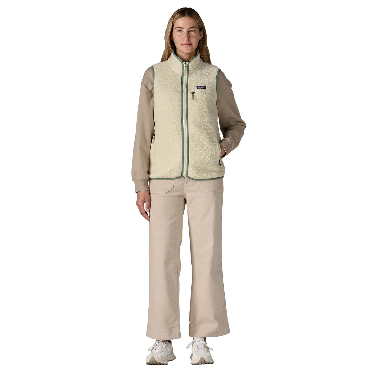 Patagonia W's Retro Pile Vest Vest Off-White - modostore.no