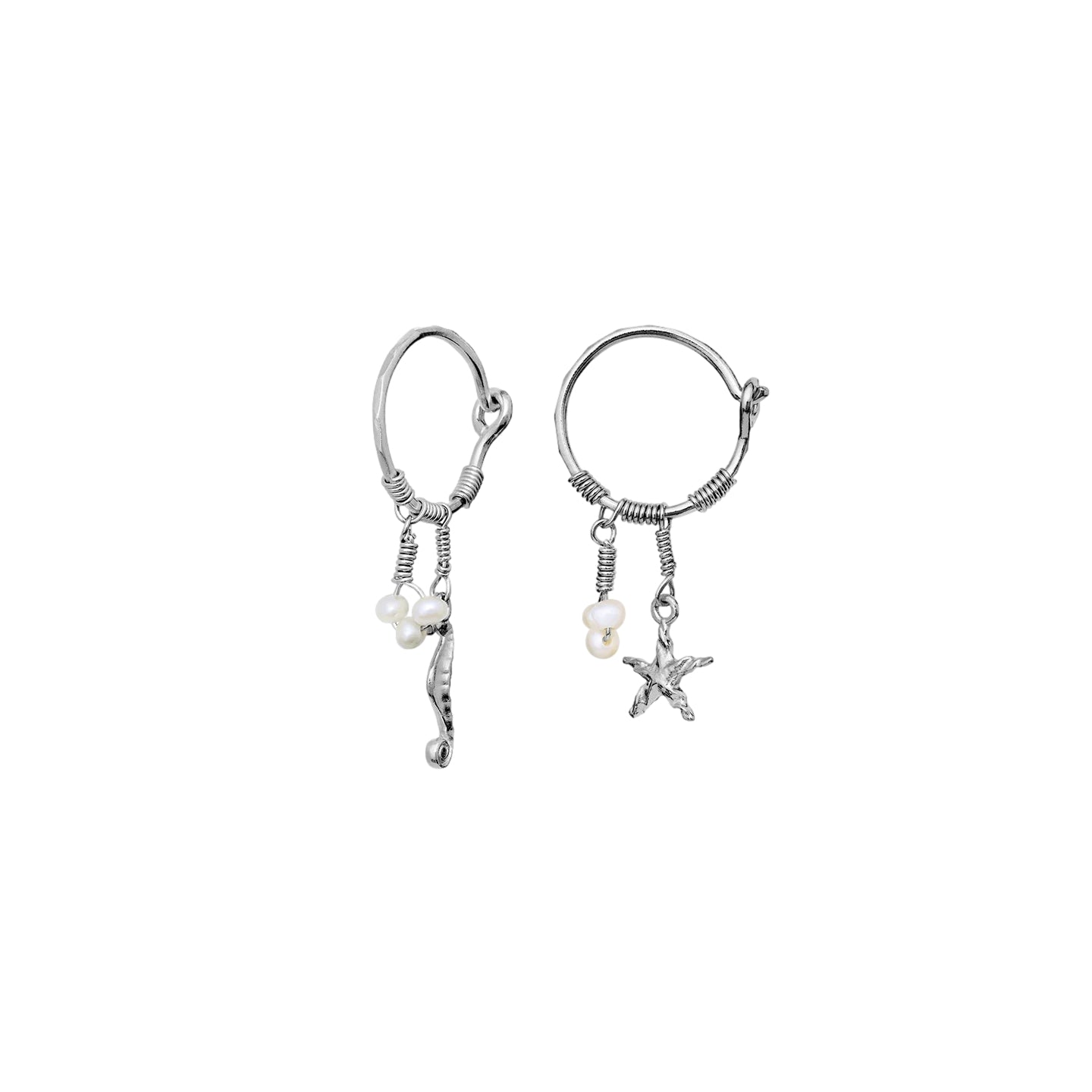 Maanesten Momi Earrings Øredobber Sølv - modostore.no