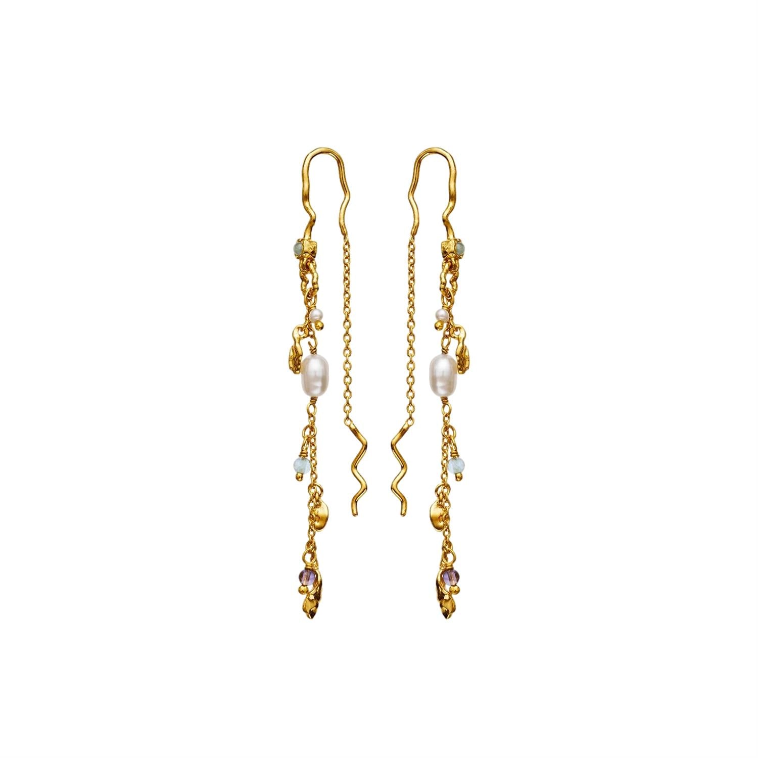 Maanesten Poppy Earring Øredobber Gull - modostore.no