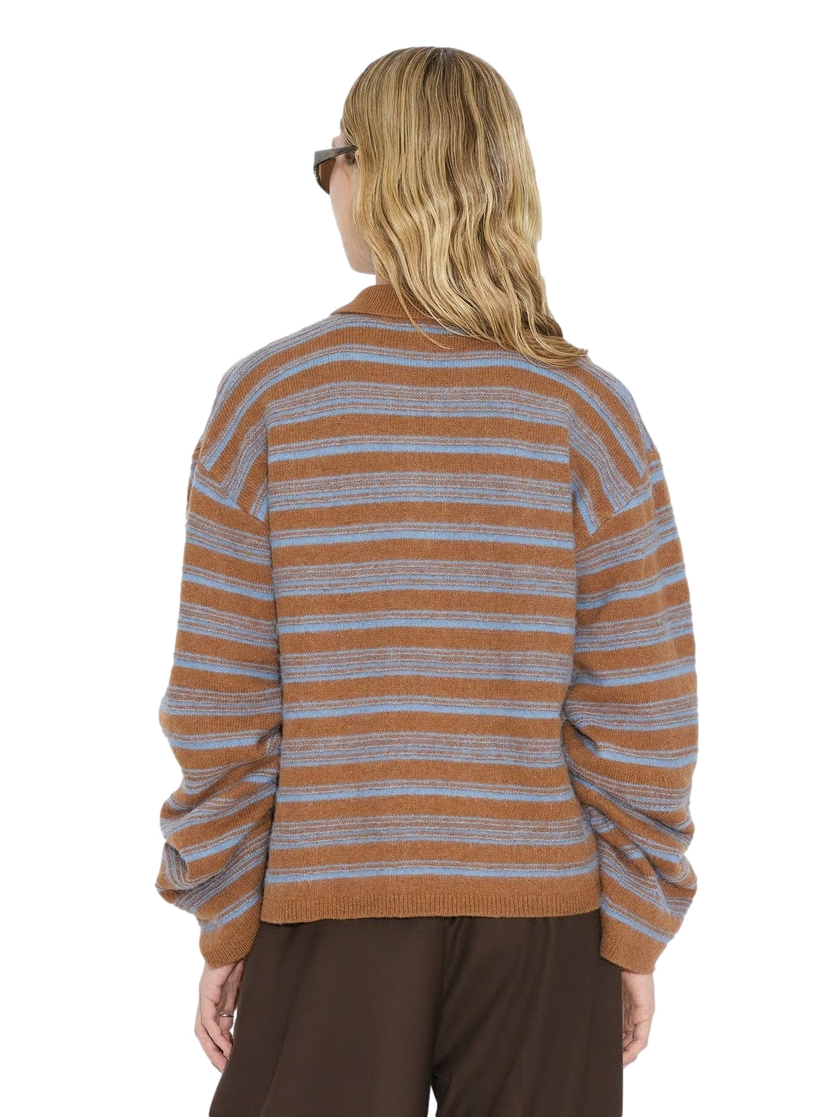 Holzweiler Olivia Wool Polo Genser Lys Brun