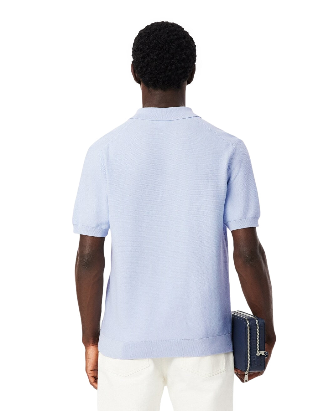 Lacoste Classic Fit Knitted Polo Shirt T-shirt Lyseblå - modostore.no