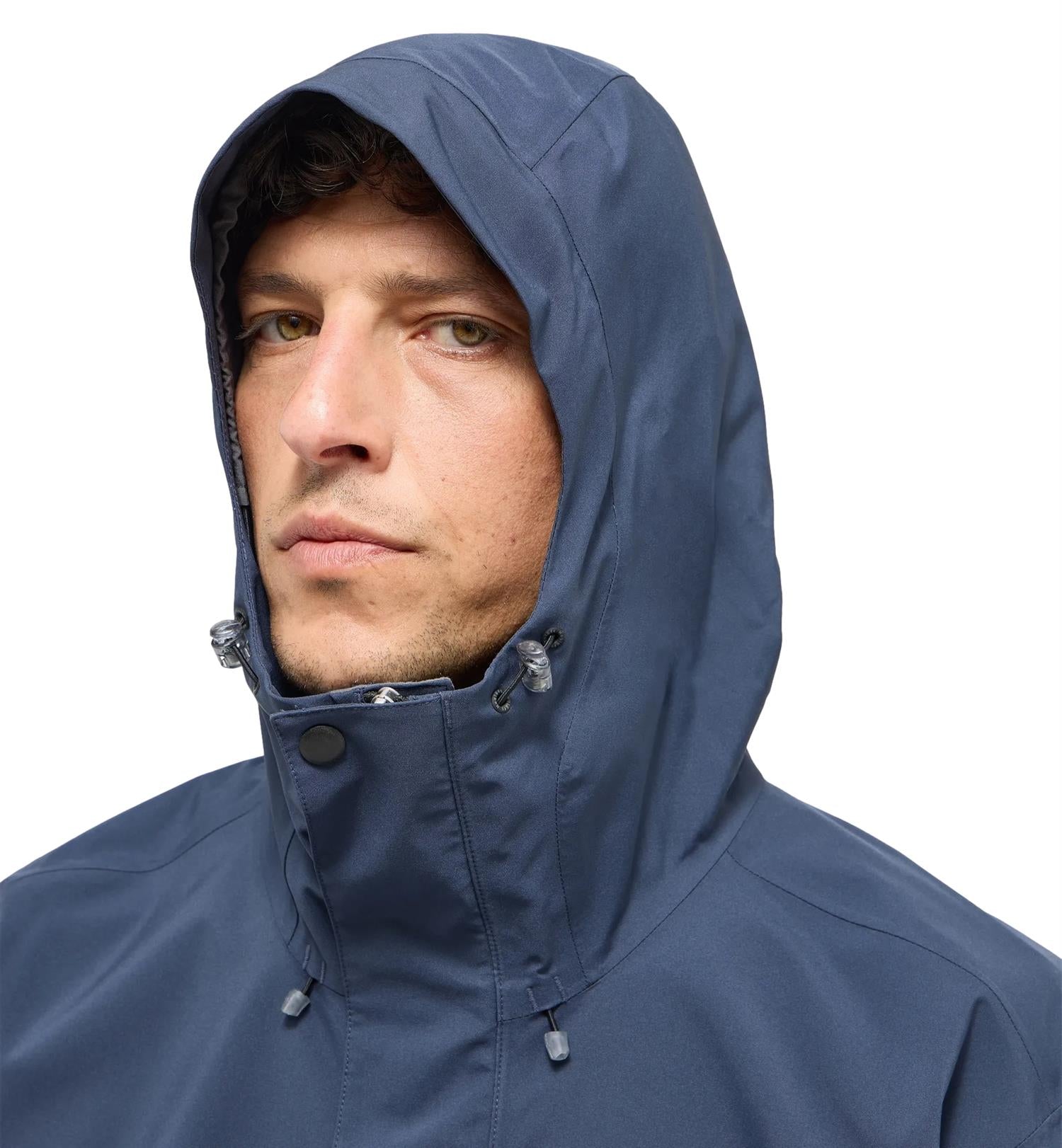 Haglöfs Breeze Proof Jacket Men Jakke Marine - modostore.no