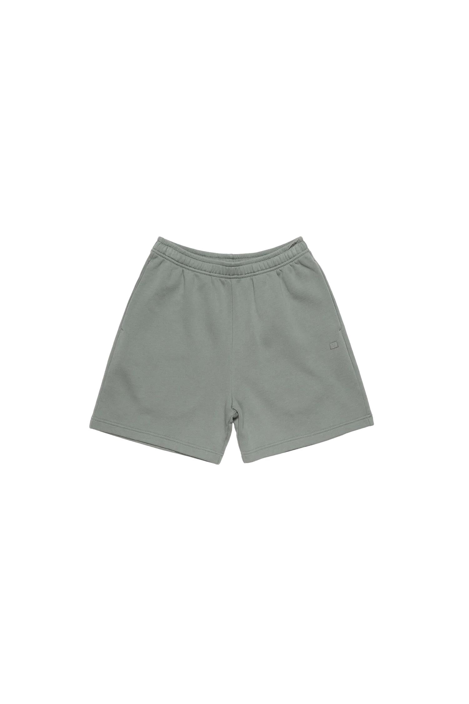 Acne Face Fleece Shorts Shorts Gråblå