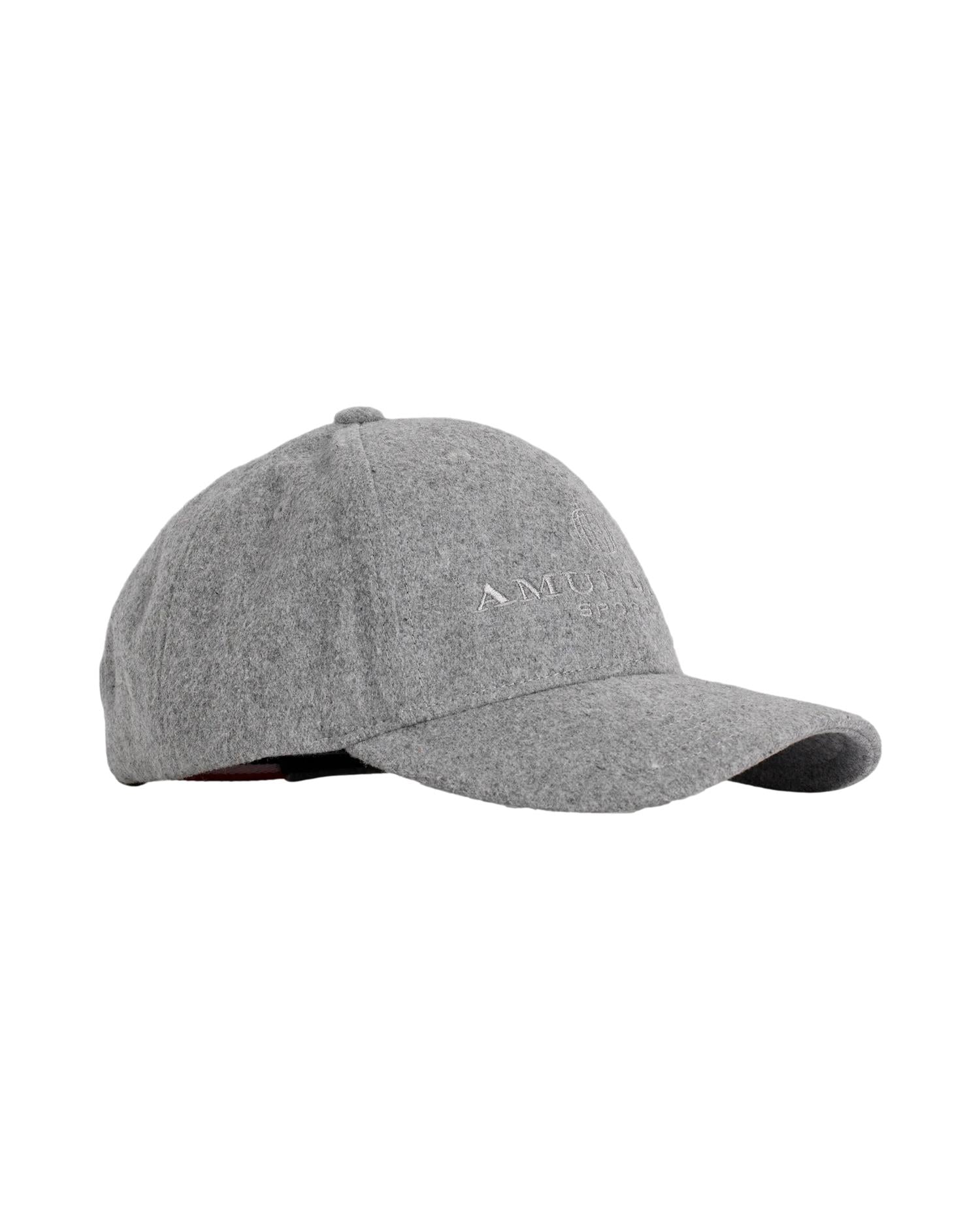 Lysegrå Amundsen ullkaps, myk og varm caps laget av høy kvalitet, perfekt for kaldt vær.
