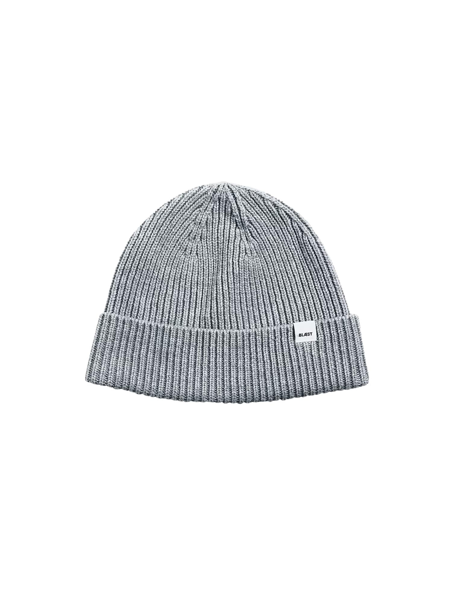 Blæst Beanie Grey Melange Lue Lysegrå - modostore.no