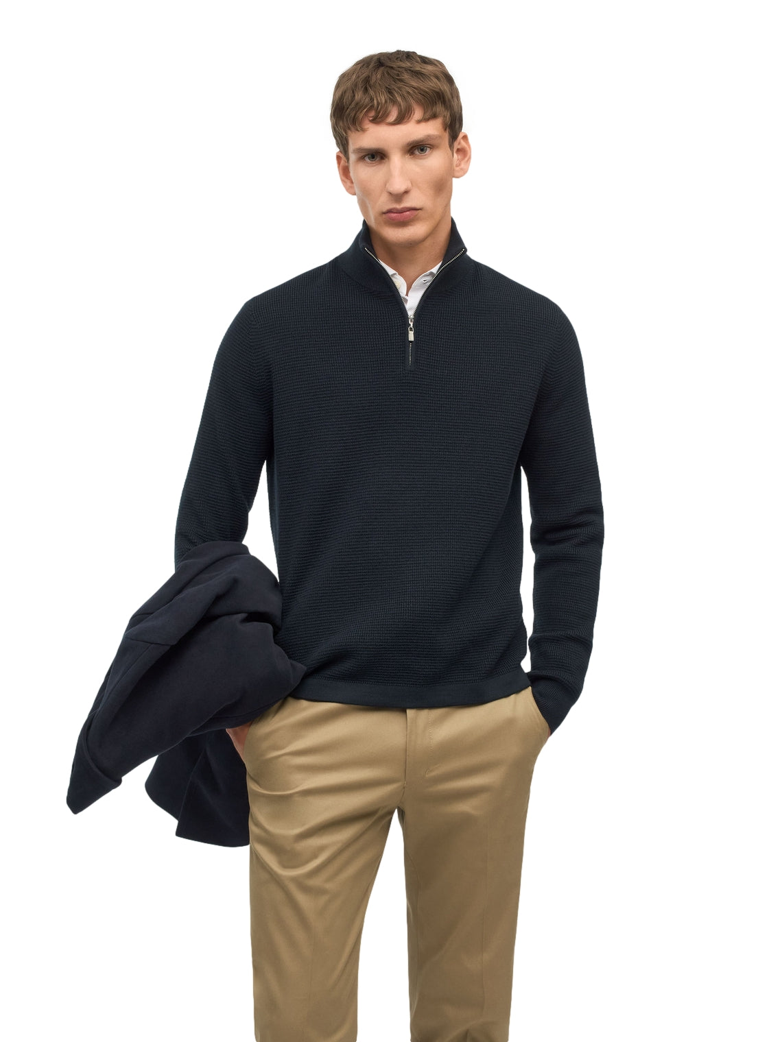 Tiger of Sweden Travis RWS Genser Navy - modostore.no