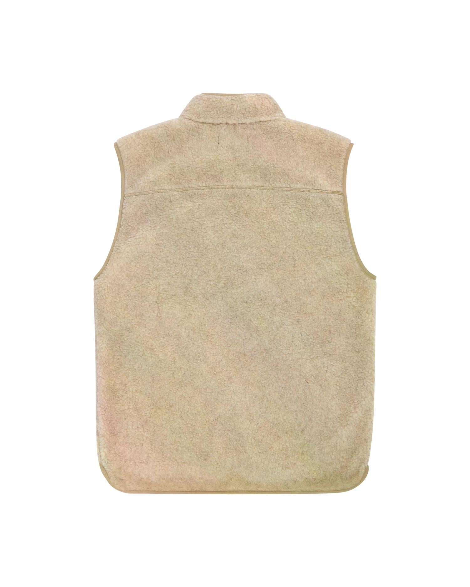 Amundsen Heroes Wool Fleece Vest Mens Vest Beige - modostore.no