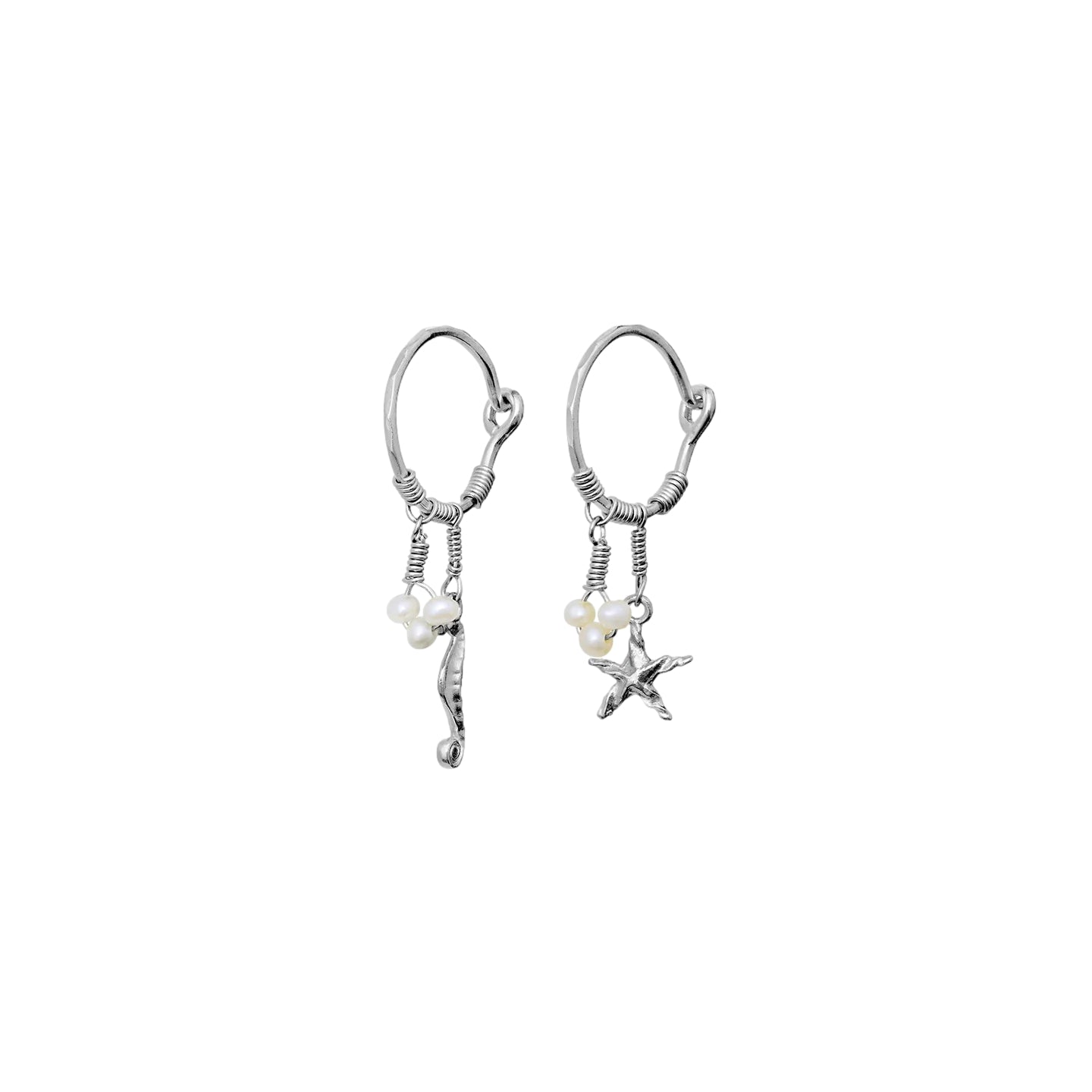 Maanesten Momi Earrings Øredobber Sølv - modostore.no