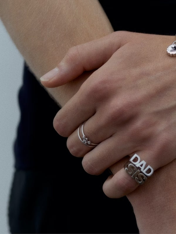 Maria Black Dad ring Ring Sølv