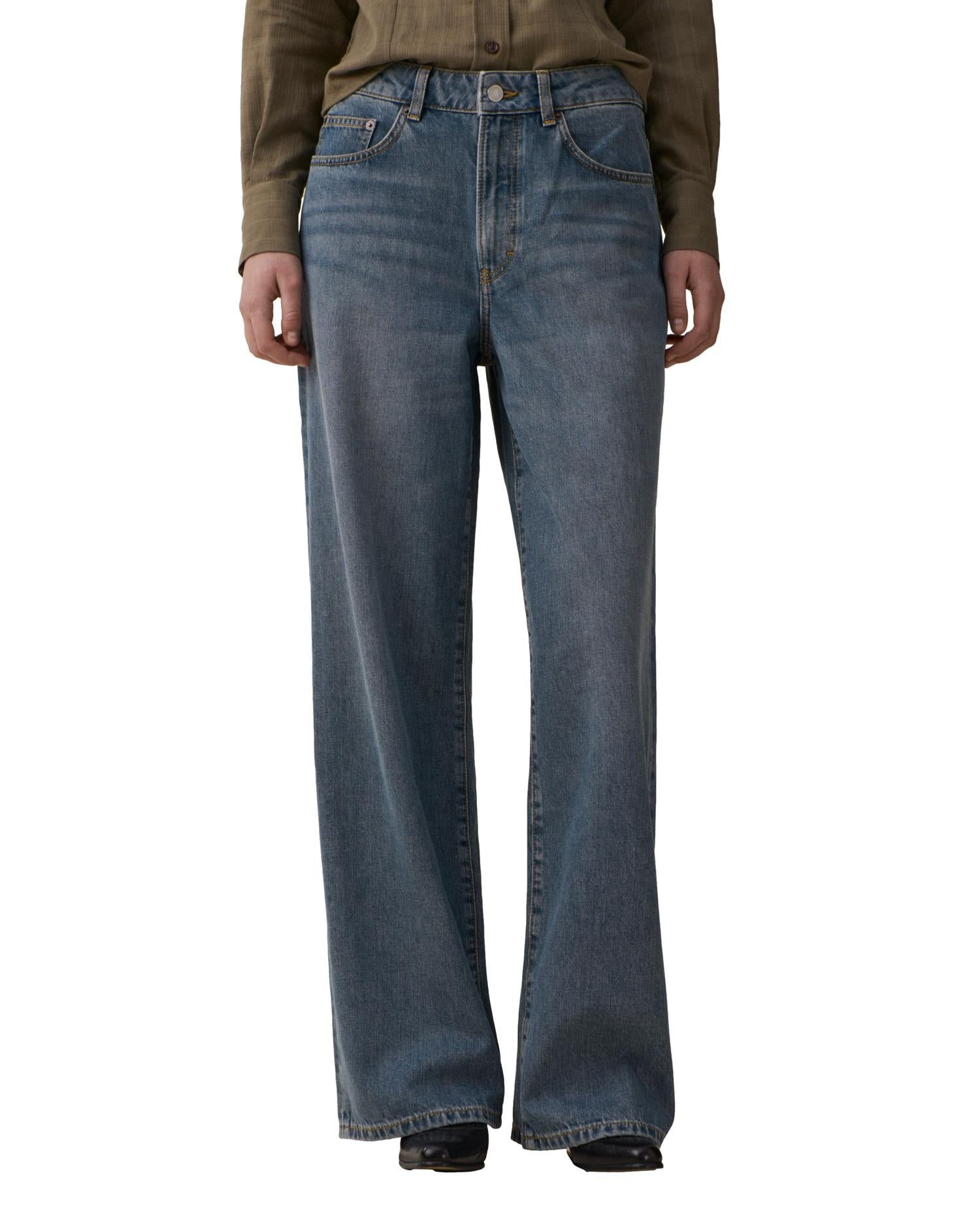 Jeanerica Belem Light Brown Stone Jeans Blå