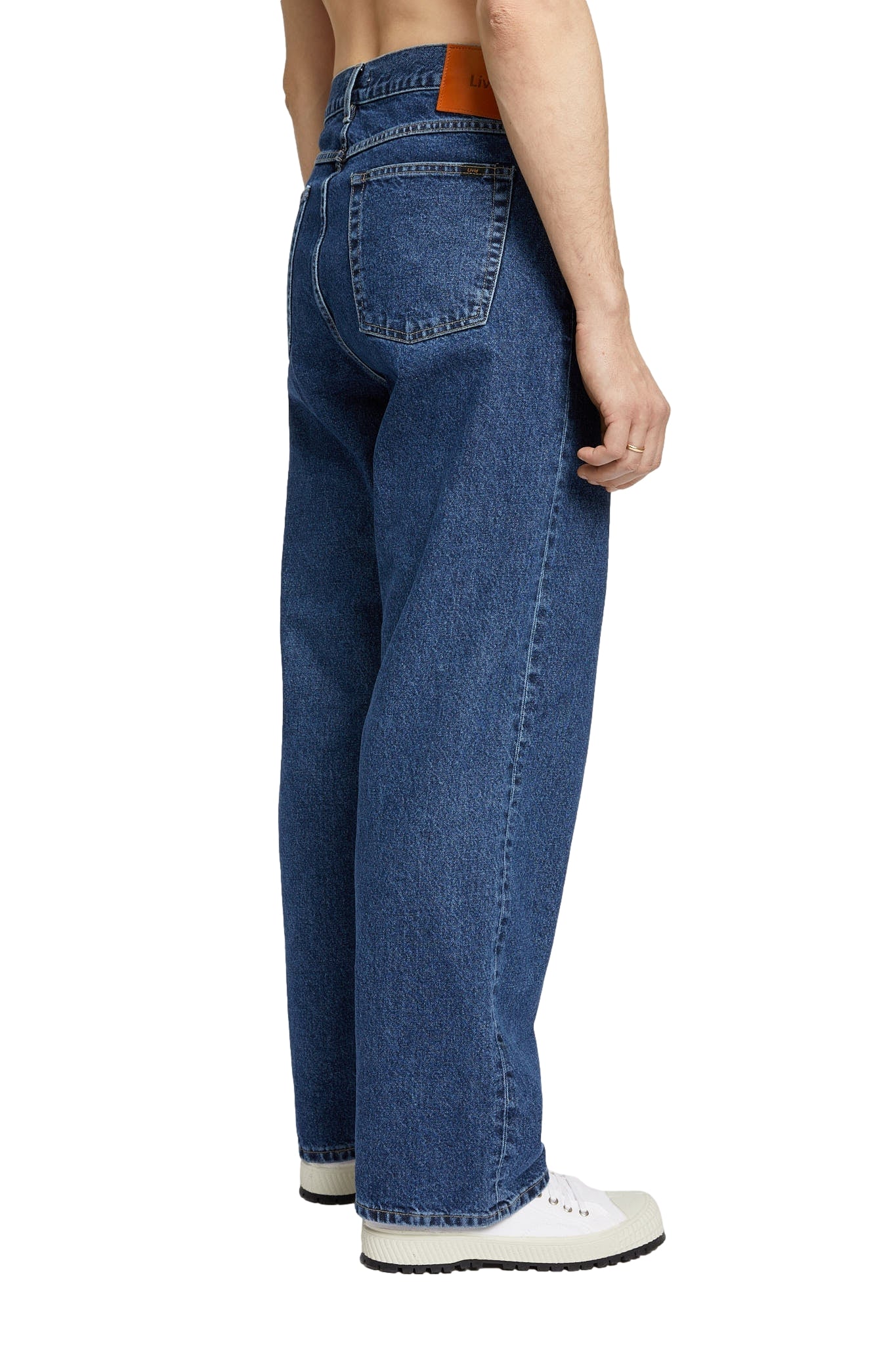 Mørkeblå Livid Barnes Japan Dawn jeans foran bilde, visende klassisk passform og denimmateriale.