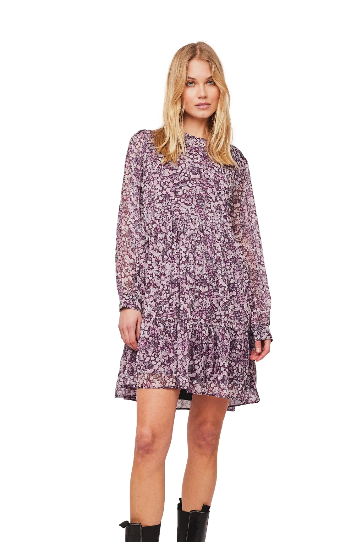 Once Untold Blossom Mini Dress Kjole Multi - modostore.no