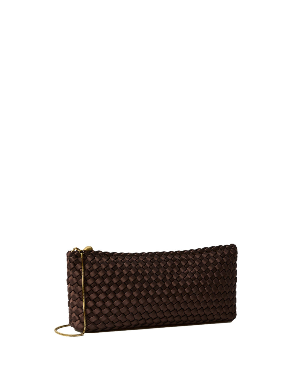 Naghedi Gala Clutch Satin Veske Mørkebrun