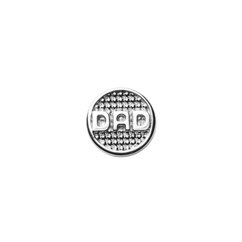 Maria Black Dad Coin Charm Sølv - modostore.no