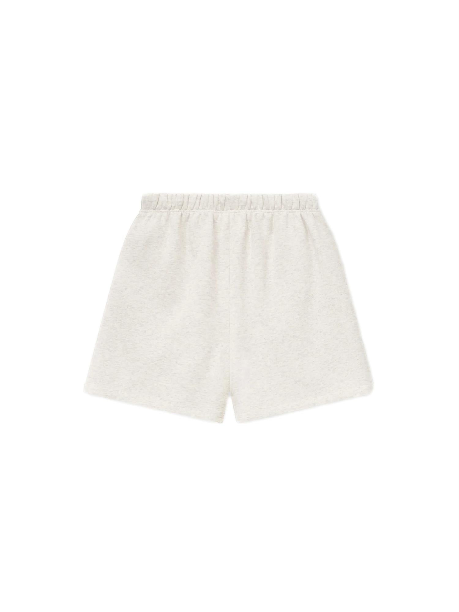 Fear of God Essentials Signature Classic Short Shorts Lys Grå Melert - modostore.no