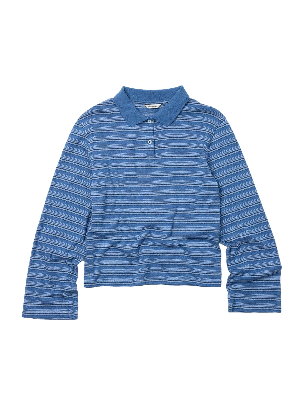 Holzweiler Sunny Polo Genser Blå Mønster - modostore.no