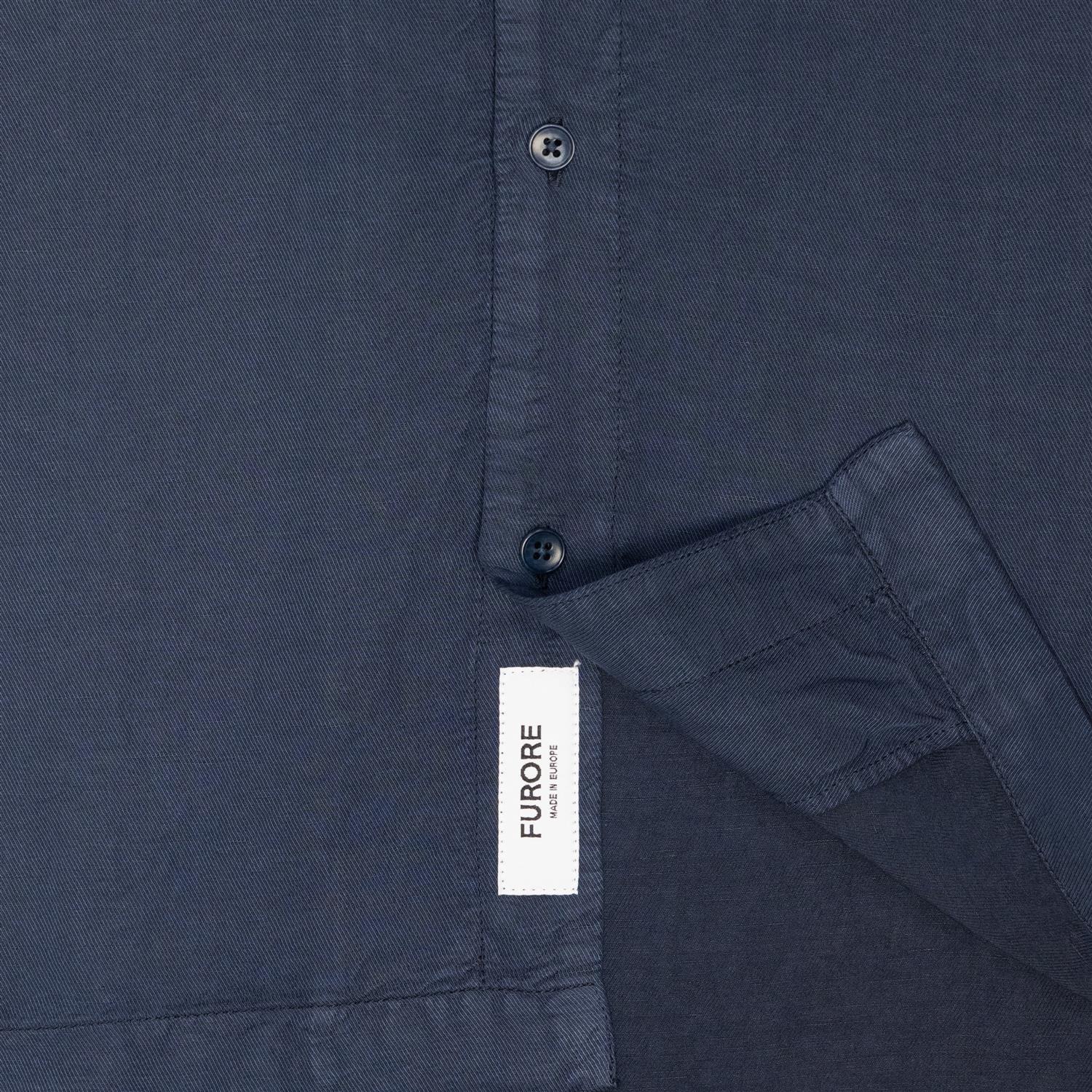 Furore Hill Short Sleeve Skjorte Mørkeblå - modostore.no